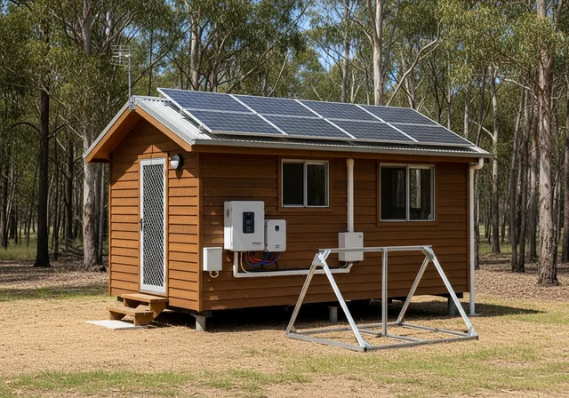 Cabin or Tiny Home Off-Grid System — example off-grid installation