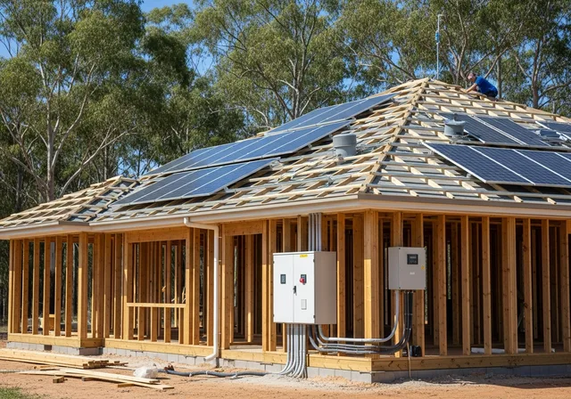 New Build Off-Grid Power System — example off-grid installation